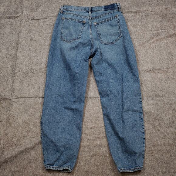 Abercrombie Fitch Jeans Womens 29 / 8 Regular The 80s Mom High Rise Distressed - Picture 11 of 12